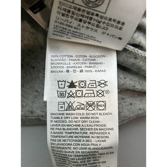 Levis Crop Tank Top Womens XS Surf Beach Palms Graphic Sleeveless Shirt - Picture 7 of 8